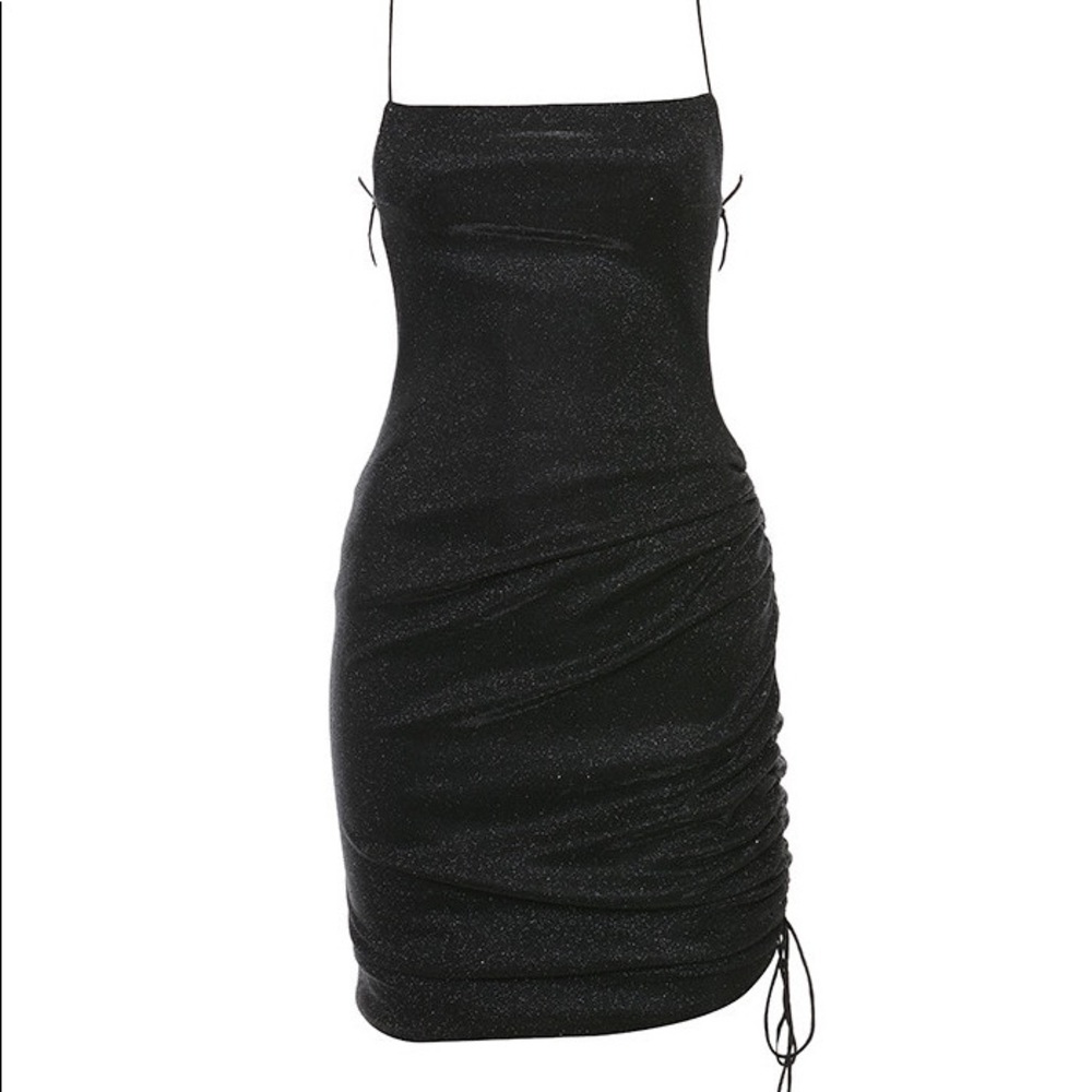 House of CB / Mistress Rocks Glitter Backless Ruched Dress